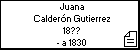 Juana Caldern Gutierrez