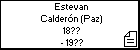 Estevan Caldern (Paz)