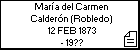 Mara del Carmen Caldern (Robledo)