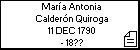 Mara Antonia Caldern Quiroga