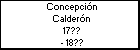 Concepcin Caldern