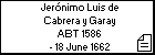 Jernimo Luis de Cabrera y Garay