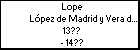 Lope Lpez de Madrid y Vera de Aragn