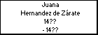 Juana Hernandez de Zrate