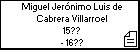 Miguel Jernimo Luis de Cabrera Villarroel