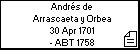 Andrs de Arrascaeta y Orbea