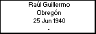 Ral Guillermo Obregn