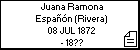 Juana Ramona Espan (Rivera)