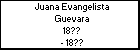 Juana Evangelista Guevara