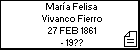 Mara Felisa Vivanco Fierro