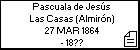 Pascuala de Jess Las Casas (Almirn)