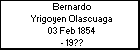 Bernardo Yrigoyen Olascuaga