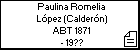 Paulina Romelia Lpez (Caldern)