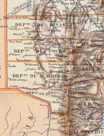 Mapa Paz Soldan 1821-1886